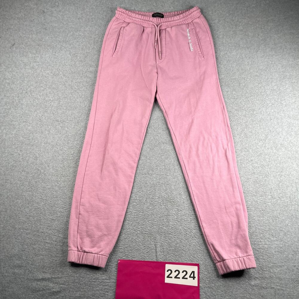 Scotch & Soda Sweat Pants Womens XS Pink Pockets READ**
